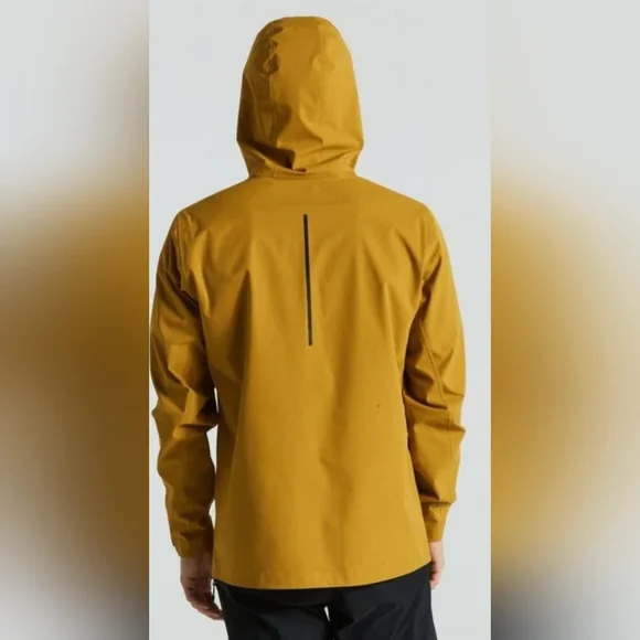 Specialized Men Trail Rain Jacket bike jacket harvest gold mustard color size XL - Picture 3 of 16